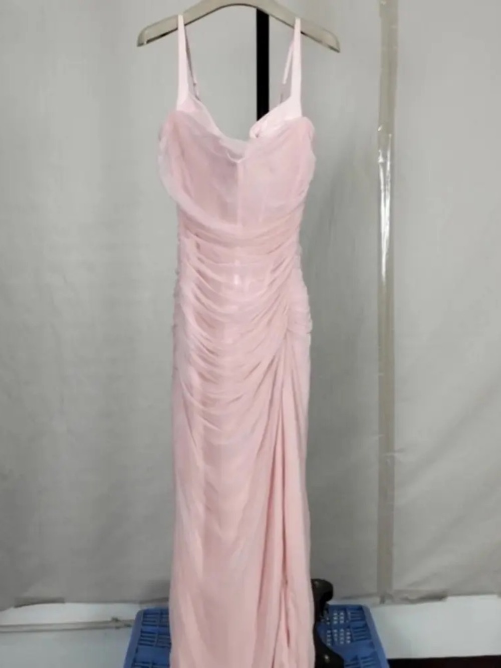 House of CB Pink Nalini corset slit maxi dress Sz Small C/D cup - Picture 6 of 6